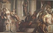 VERONESE (Paolo Caliari) Esther before Ahasuerus (mk05) china oil painting artist